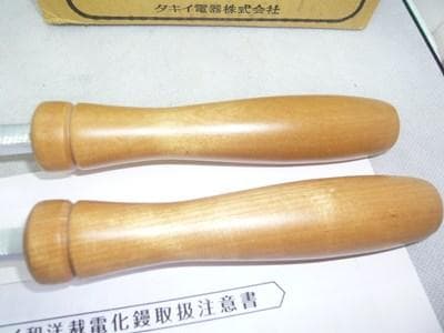 美品　タキイ和裁電化鏝　和裁コテ　和裁こて 　タキイ製　鏝２本付