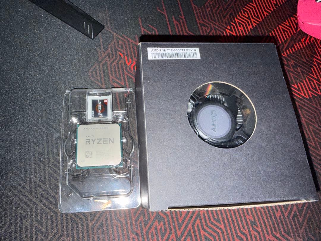 AMD Ryzen 5 3600 純正クーラー 動作確認済み