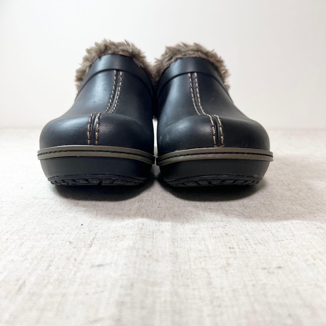 美品★Crocs クロックス サボサンダル コブラー ボア付き 人気 22cm