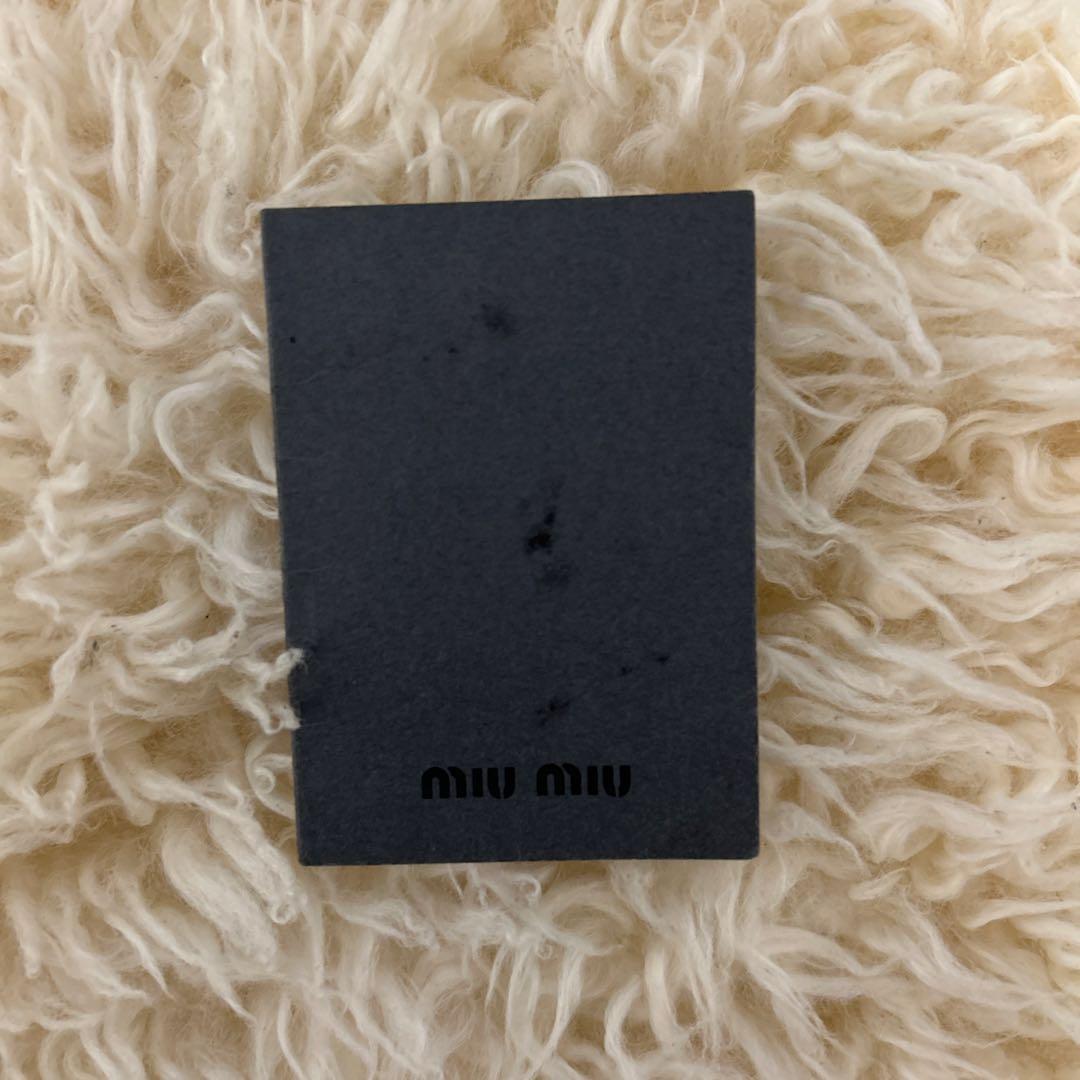 Miu Miuミュウミュウ　マテラッセレザー2WAYハンドバッグ