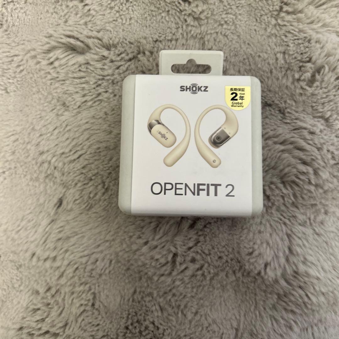 SHOKZ OPENFIT 2 ワイヤレス骨伝導イヤホン ベージュ