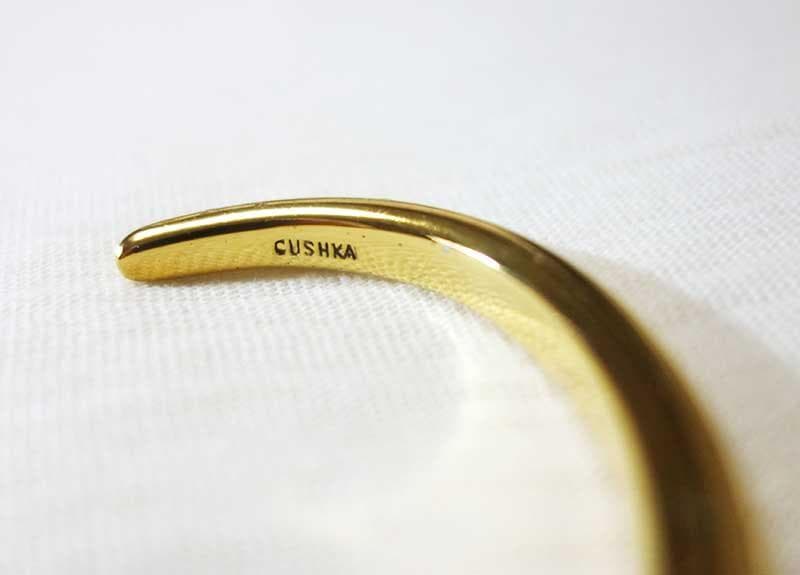 クシュカ CUSHKA シルバー925製 ゴールドバングル ブレスレット