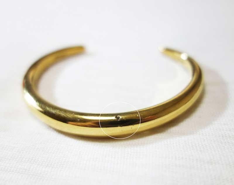 クシュカ CUSHKA シルバー925製 ゴールドバングル ブレスレット