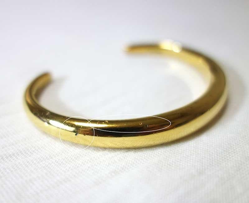クシュカ CUSHKA シルバー925製 ゴールドバングル ブレスレット