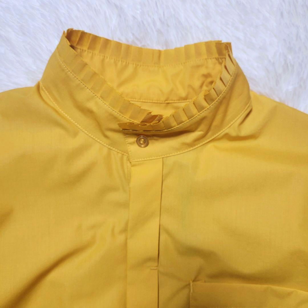 ♡2025winter♡トーマスマグパイ♡ハイネックBIGシャツ イエロー