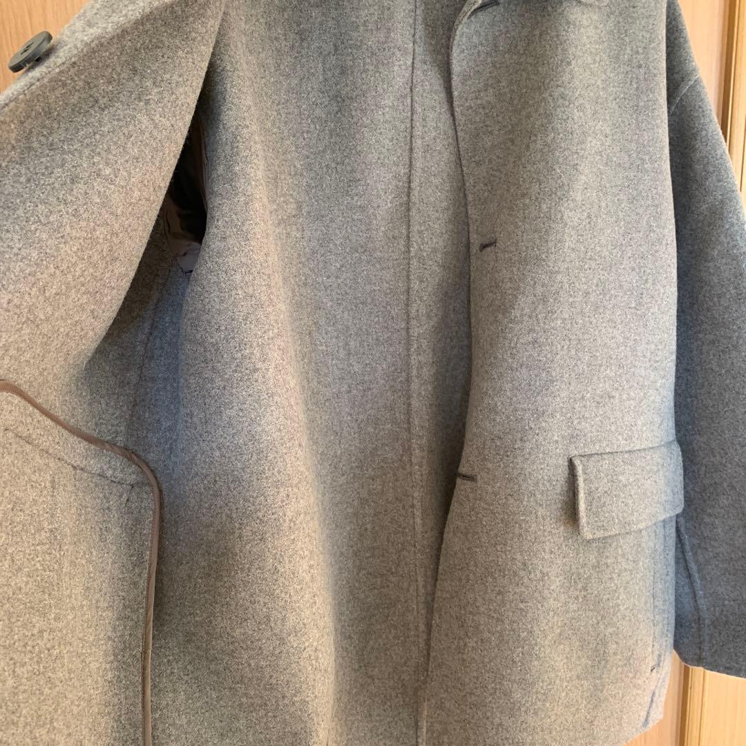 GALERIE VIE ウールカシミヤメルトン バルカラー　ショートコート