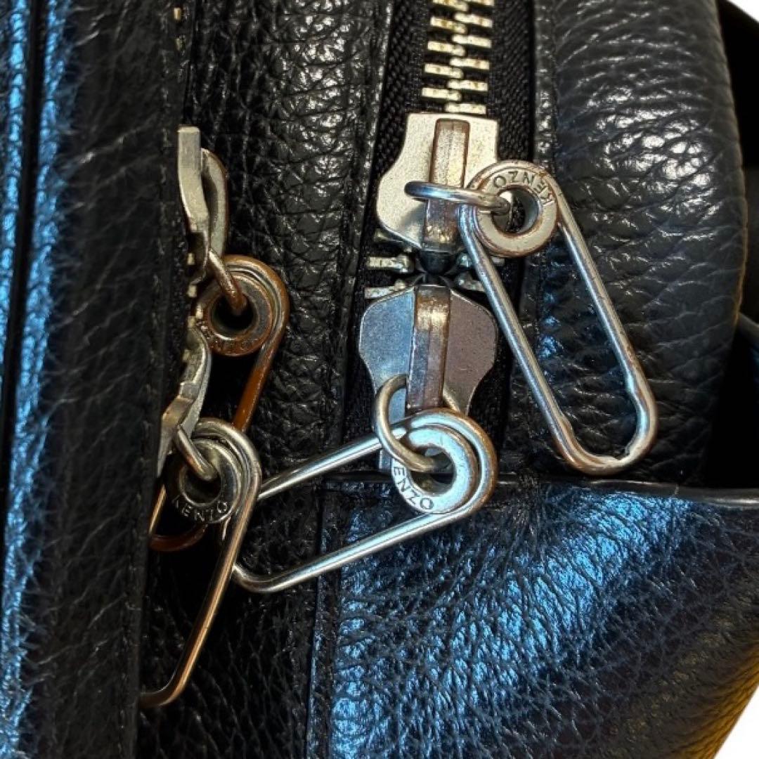 【haru様】　　　　　　　　　KENZO グレインレザー バックパック BLK