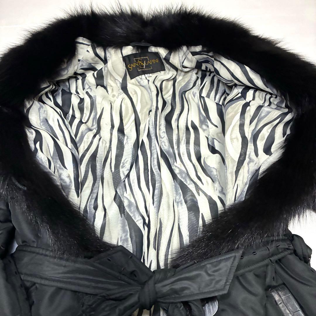 SAINT LAPINE サントラピーヌ フォックスファー コートL 11号相当