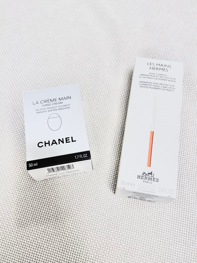 エルメスハンドクリーム＆シャネルハンドクリームの2点セット