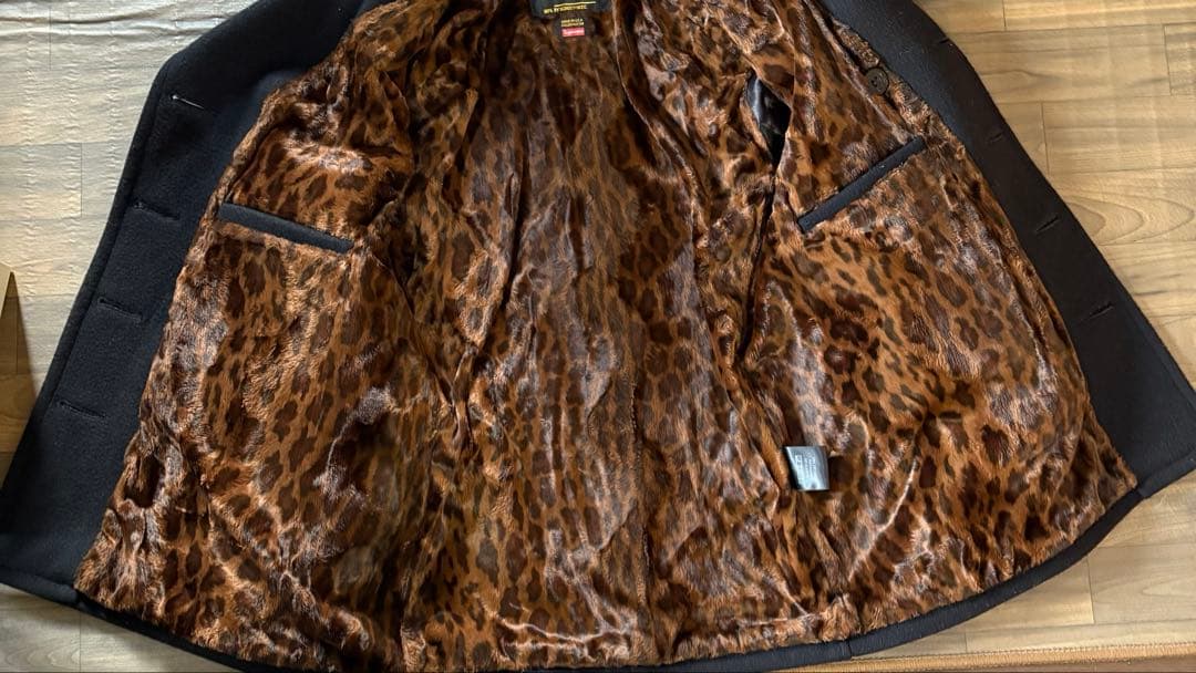 supreme/Schott PEACOAT ピーコートレオパード