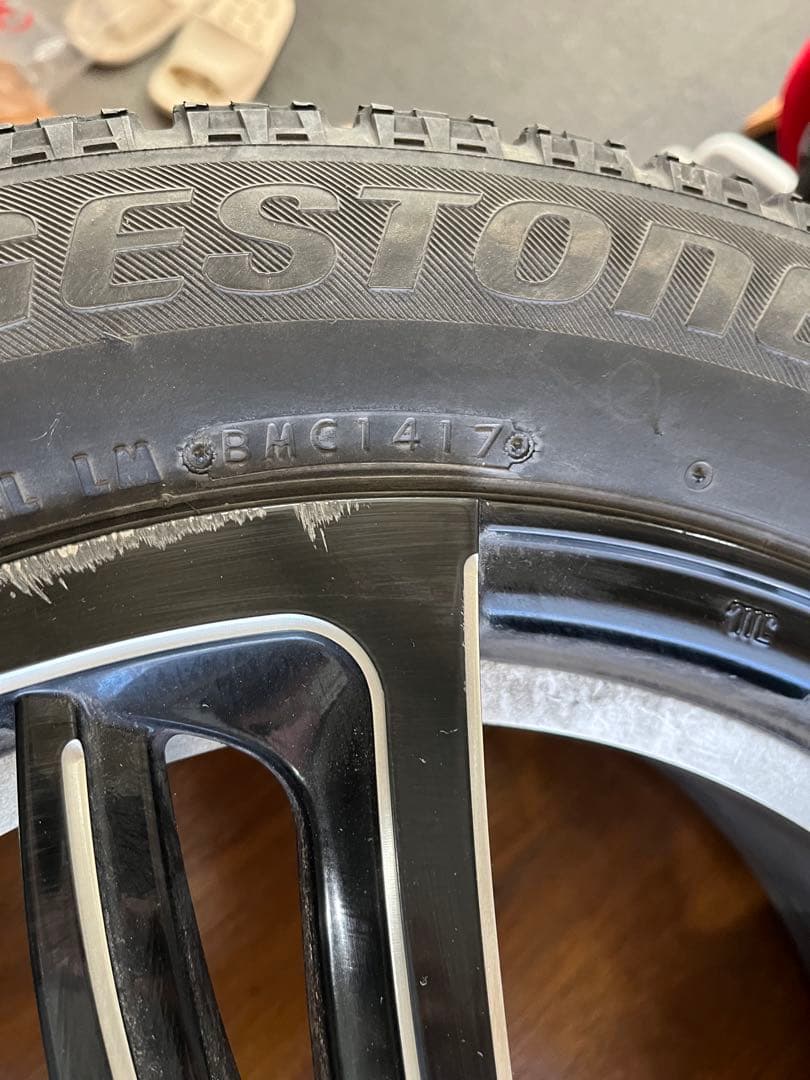 【送料込】ブリジストン スタッドレスタイヤ ホイールセット17インチ　オデッセイ