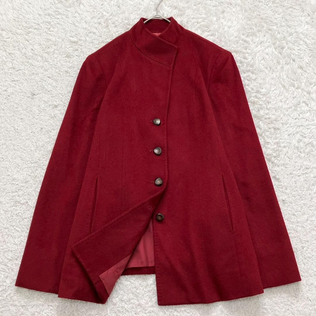 ロロピアーナ✨極美品✨レリアン カシミヤ100 コート 大きいサイズ 13 赤