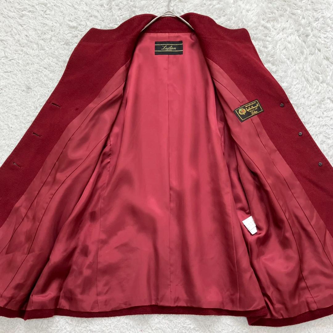 ロロピアーナ✨極美品✨レリアン カシミヤ100 コート 大きいサイズ 13 赤