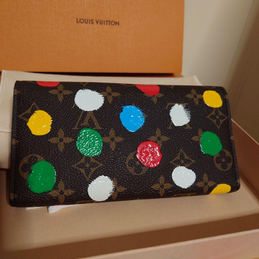 限定 ルイヴィトン ポルトフォイユ・サラNM M81980 草間彌生コラボ　希少
