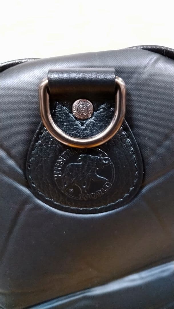 【未使用品】ハンティングワールド　ボストン　黒　ブラック