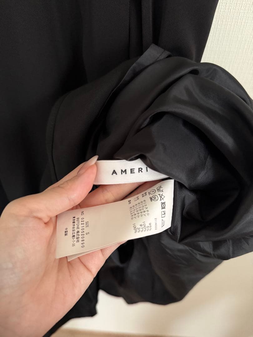 AMERI 2wayドレス ボレロ付き ブラック 結婚式/パーティー