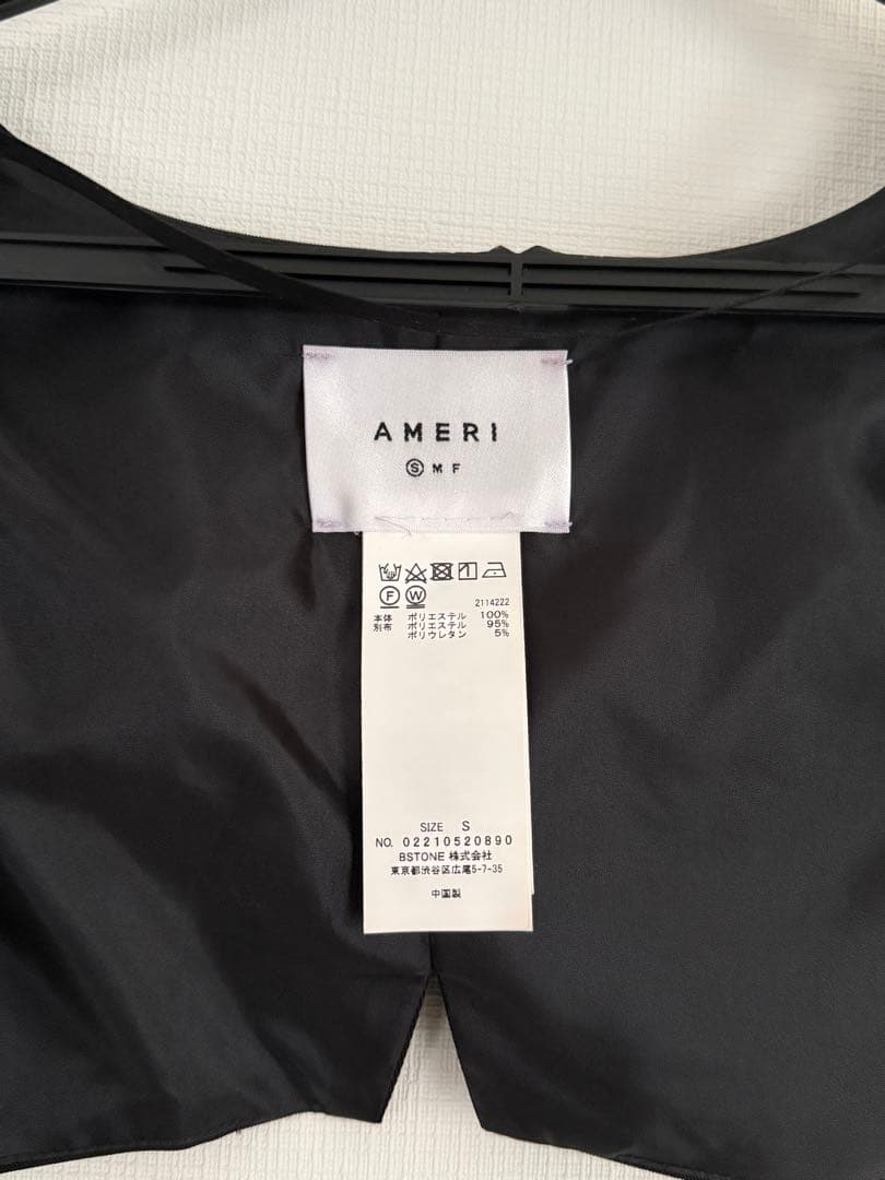 AMERI 2wayドレス ボレロ付き ブラック 結婚式/パーティー