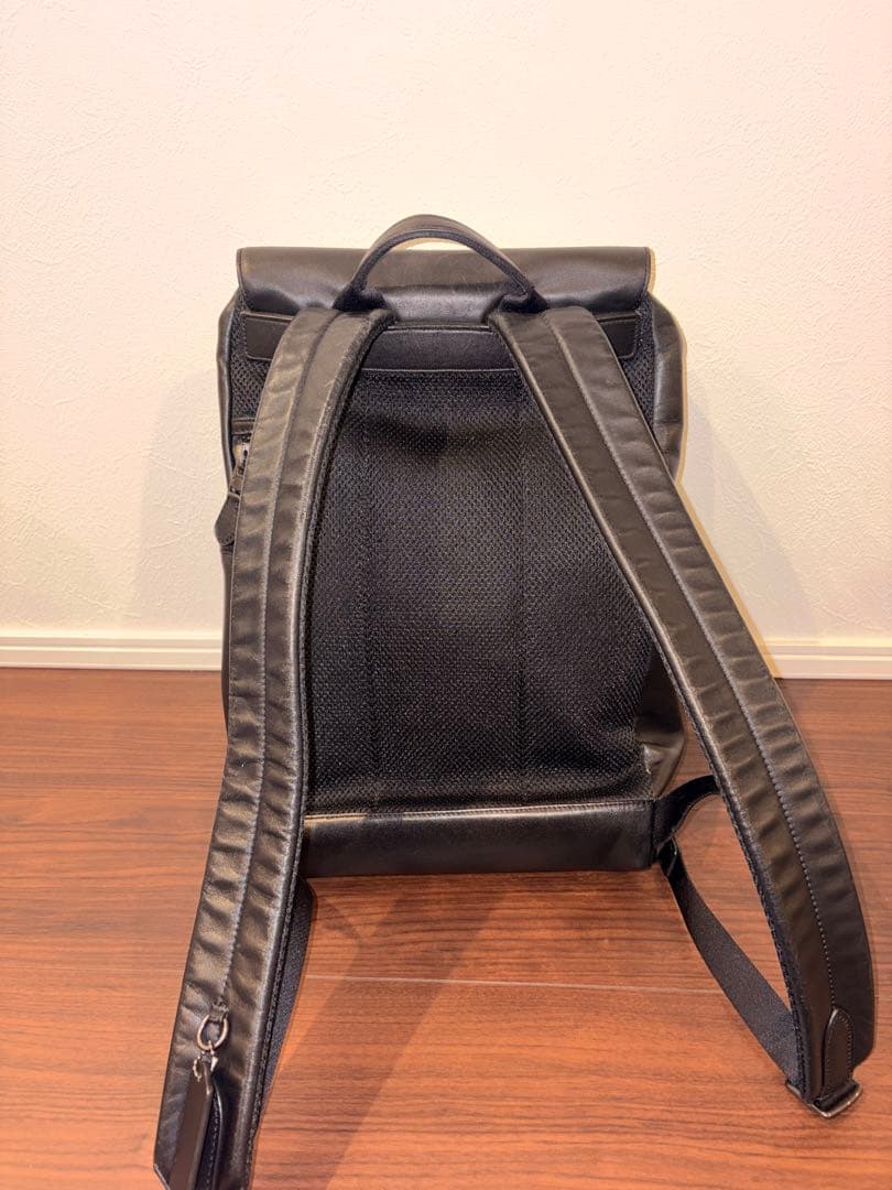 【最安値】COACH ブラック レザー リュック