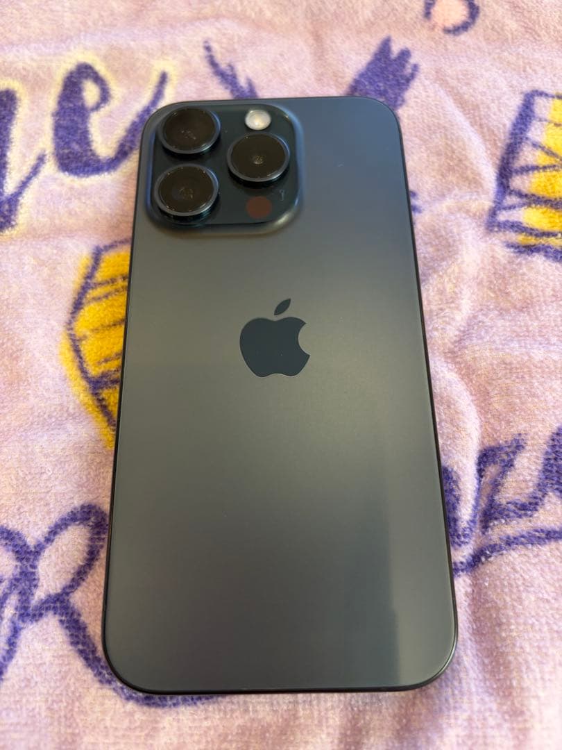 iPhone 15 Pro 256GB ネイビー Apple購入 SIMフリー