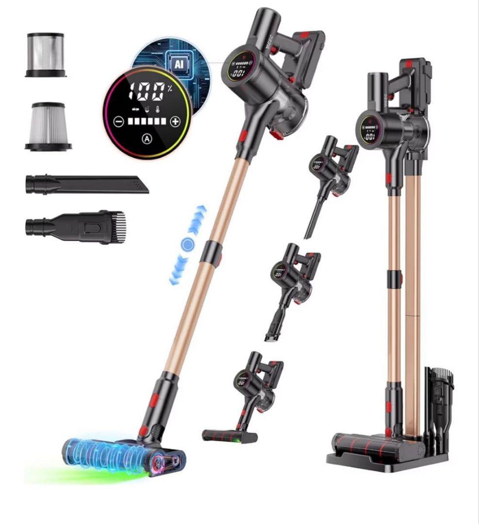 掃除機 コードレス【2026先行販売！業界初独立モーター自走式！AI吸引】