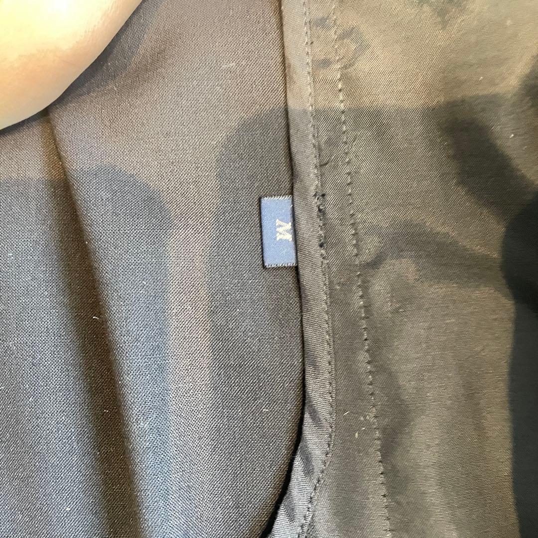 美品　Gymphlex ウールトロピカル ダブルブレストブレザー 紺ブレ　金