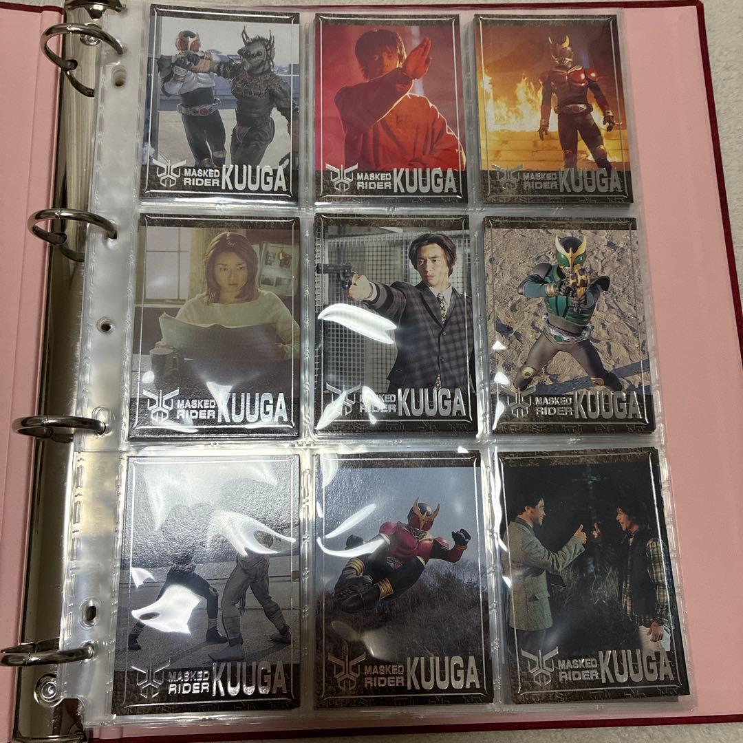 仮面ライダークウガ DVD全巻購入特典 特製カードフォルダとカードセット
