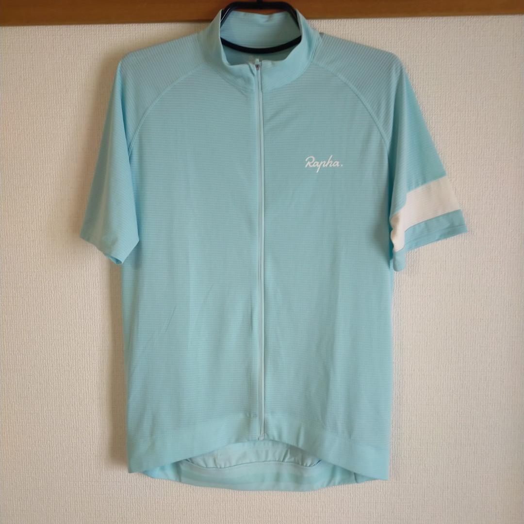 美品　Rapha 　ラファ　サイクルジャージ　水色　L