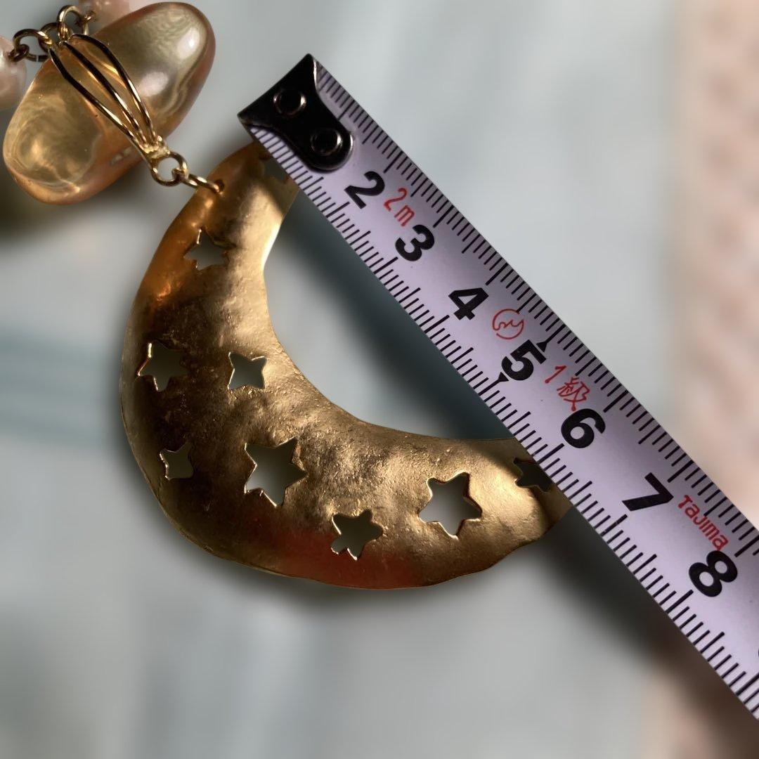 KENZO 月と星のデザイン ネックレス イヤリングセット　（63）