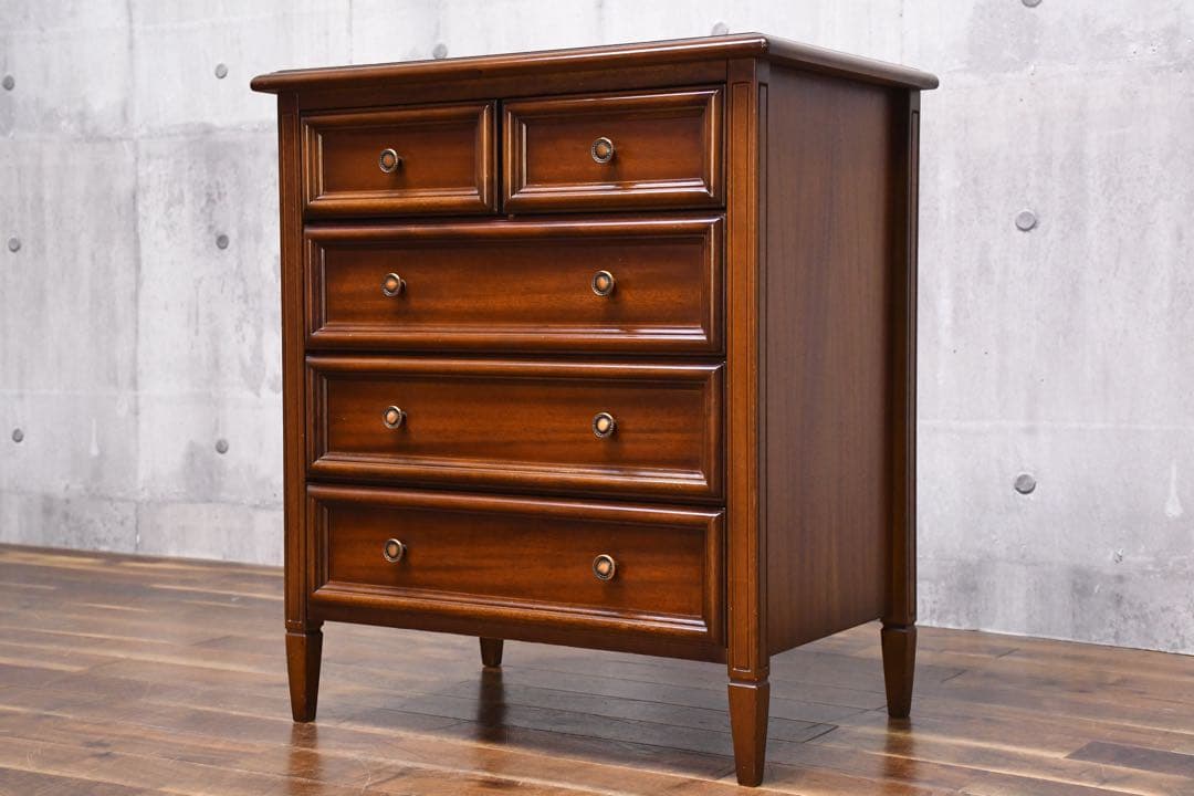 EBK82 東海家具 KENT ケントシリーズ サイドチェスト 4段 整理タンス