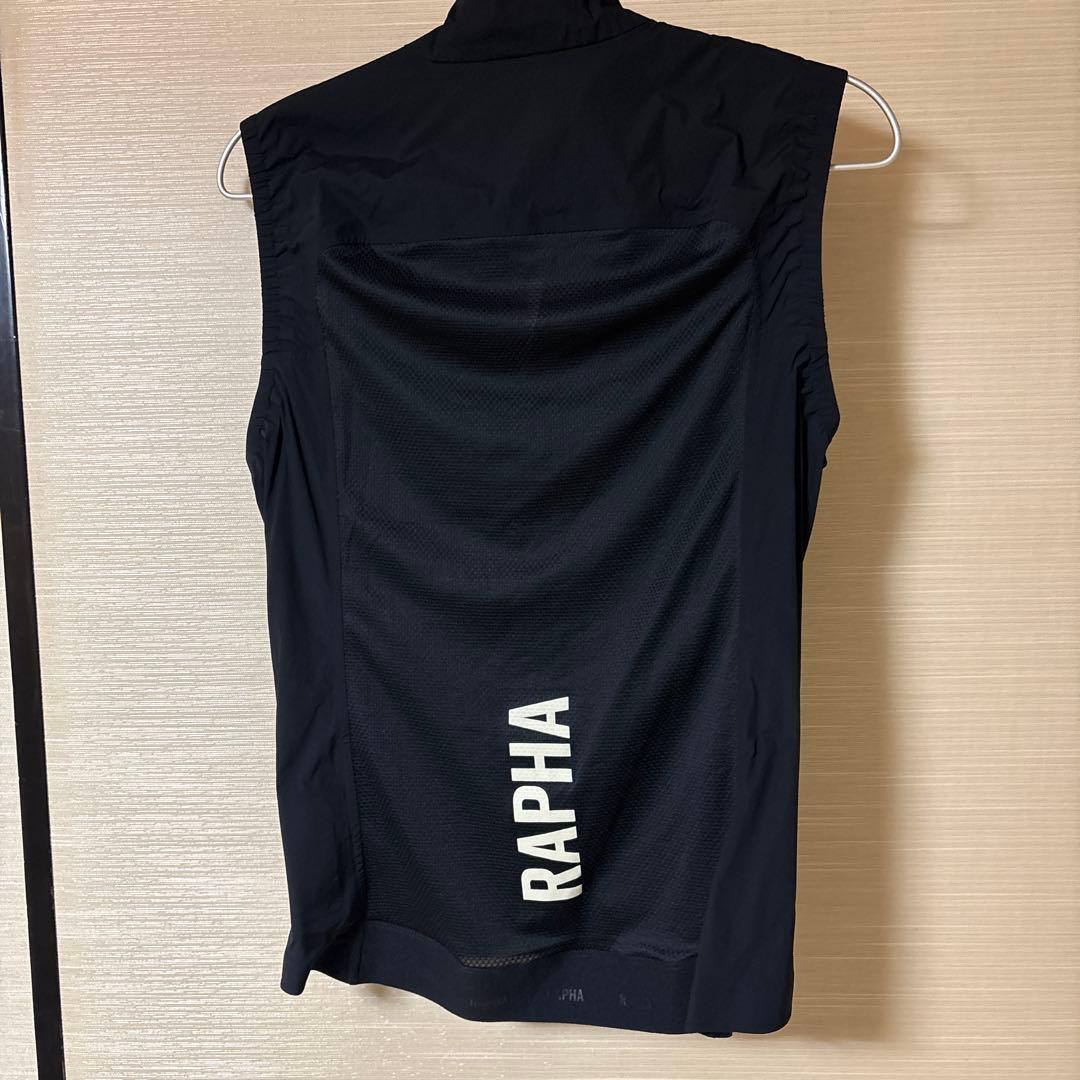 ラファ メンズ プロチーム ライトウェイト ジレ Sサイズ 黒系