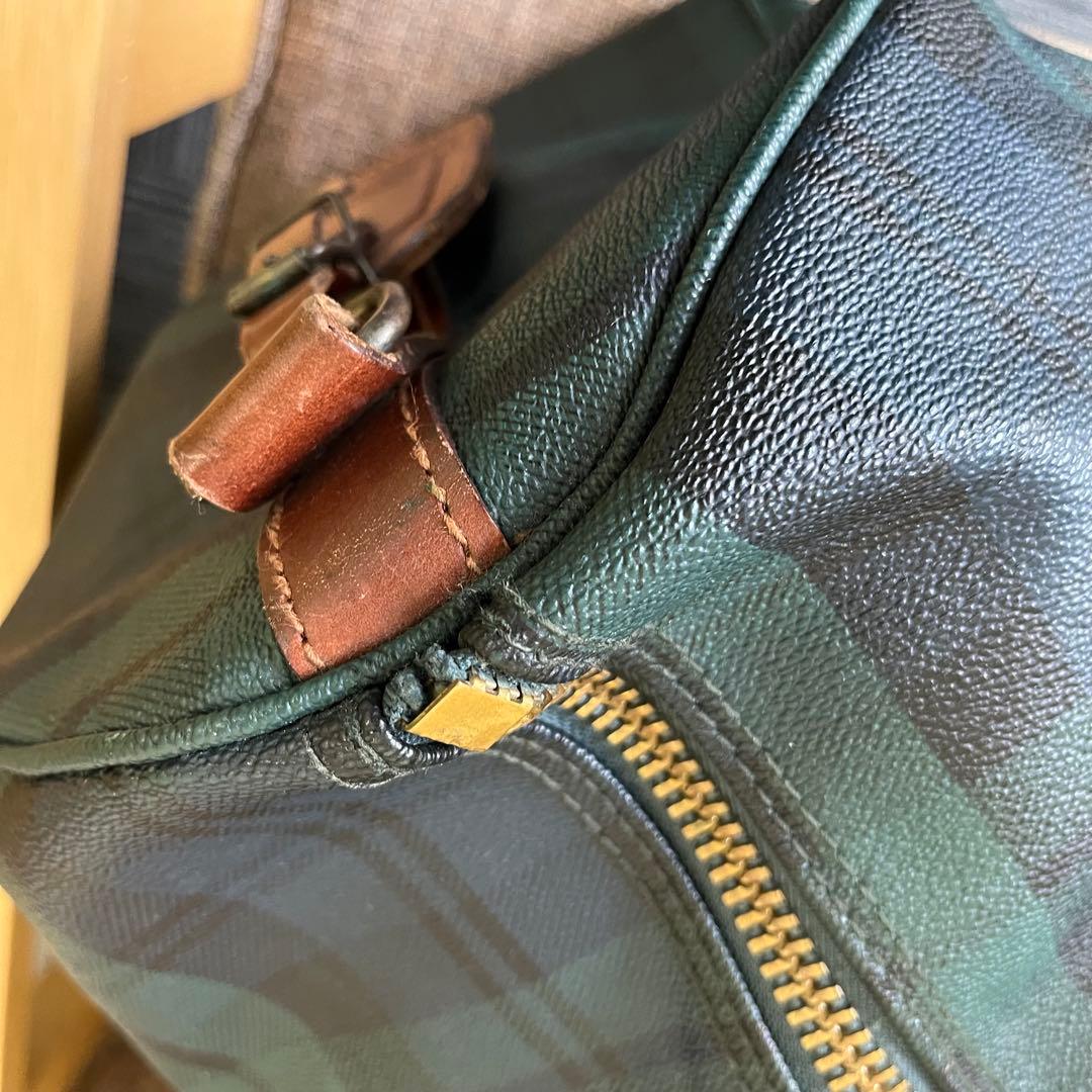 【H】希少✨ポロ ラルフローレン　ボストンバック　大容量　チェック柄