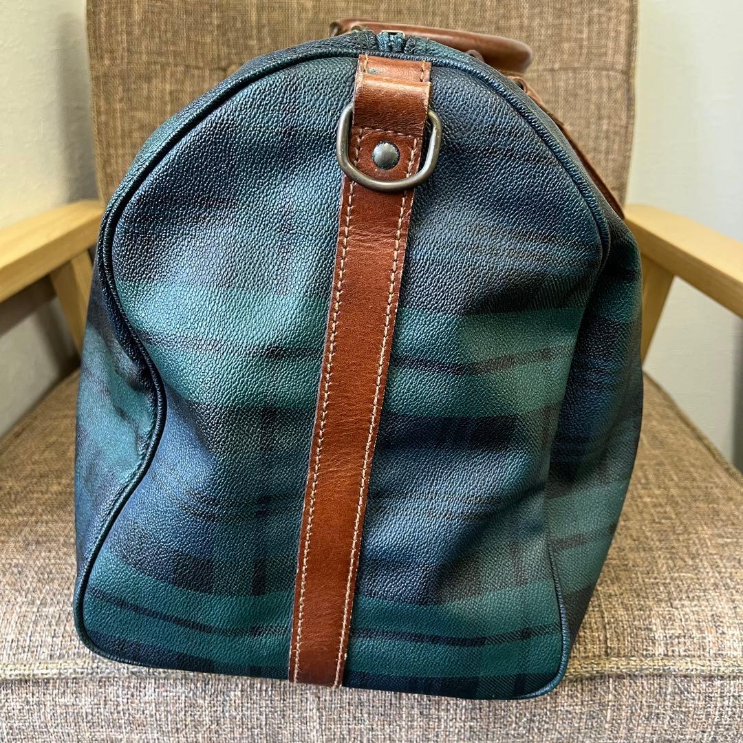 【H】希少✨ポロ ラルフローレン　ボストンバック　大容量　チェック柄