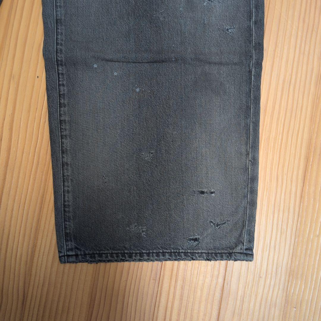 パンツ DENIM WIDE SLACKS