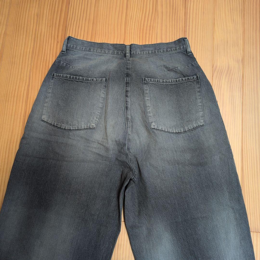 パンツ DENIM WIDE SLACKS