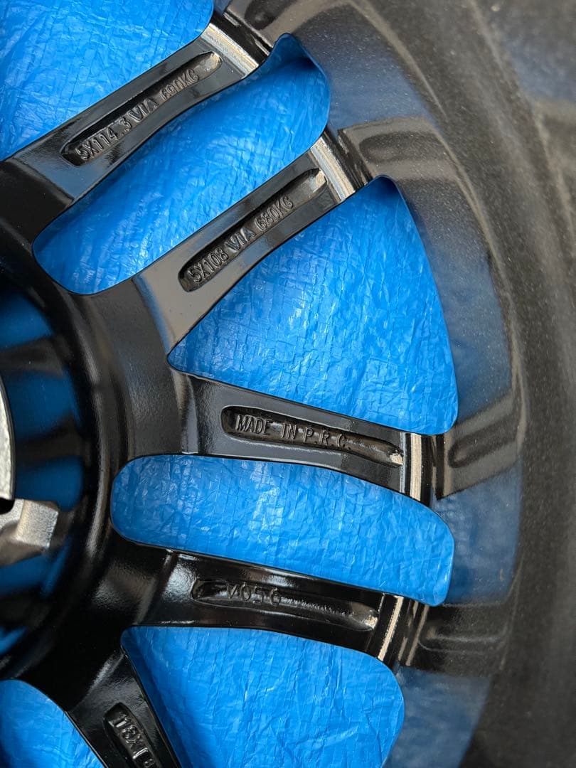 #マーボ　18インチ8J 多スポークホイール ボルト付き 1,2/4本