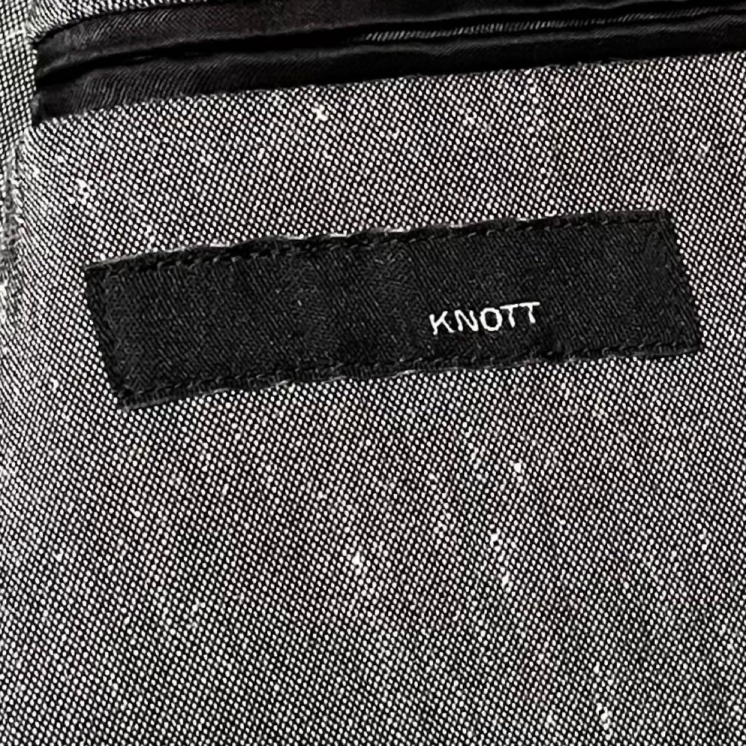 専用KNOTT トゥモローランド リネン セットアップスーツ Sz.1美品グレー