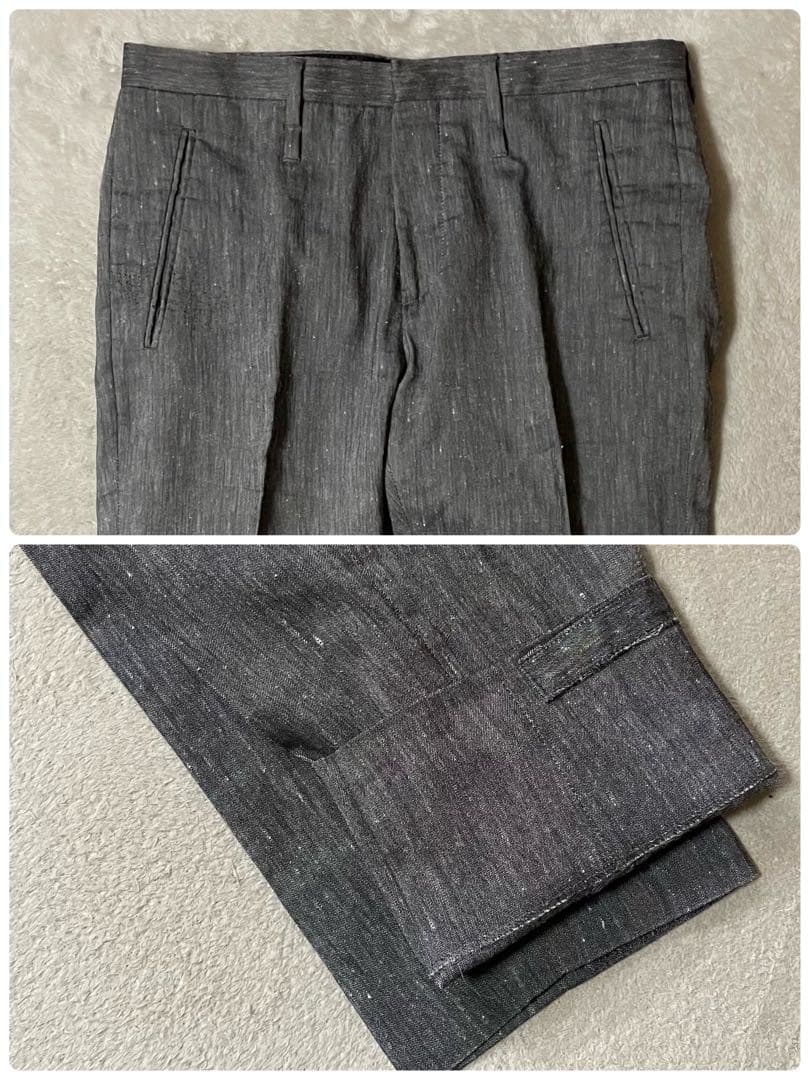 専用KNOTT トゥモローランド リネン セットアップスーツ Sz.1美品グレー