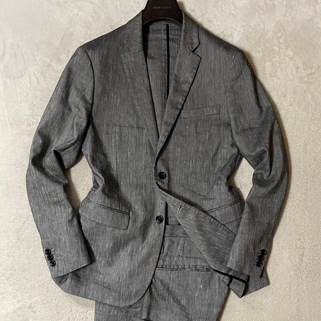 専用KNOTT トゥモローランド リネン セットアップスーツ Sz.1美品グレー