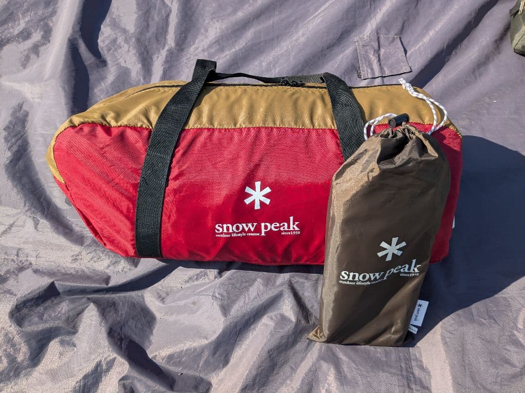 【美品】スノーピーク　アメニティドームS　SDE-002RH　グランドシート付き