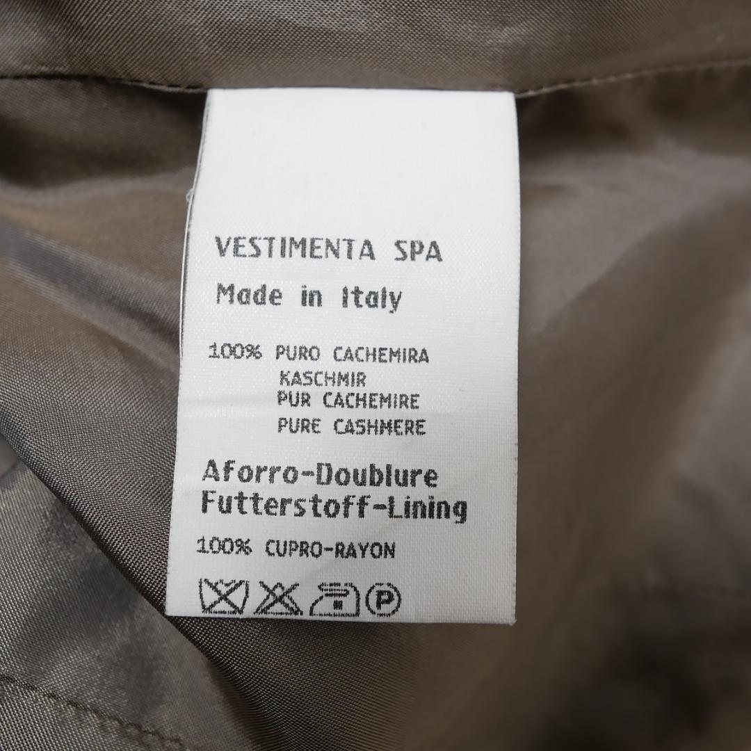 美品【ジョルジオアルマーニ】カシミヤ100% ダブルジャケット 50 黒タグ伊製