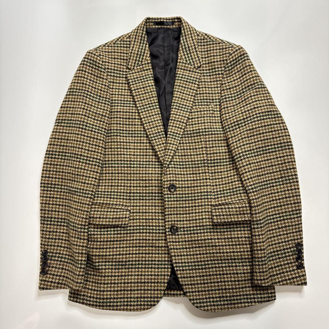 【極美品】PSポールスミス　MOON製ツイード　テーラードジャケット　Lサイズ