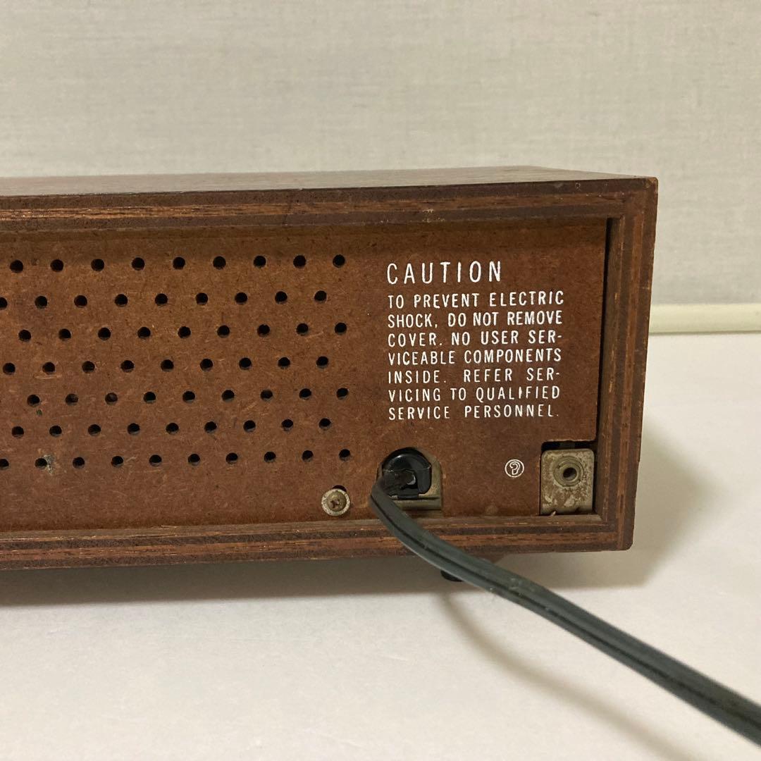 SONYクロックラジオ トランジスタ 8RC-49 西日本仕様 木製 レトロ