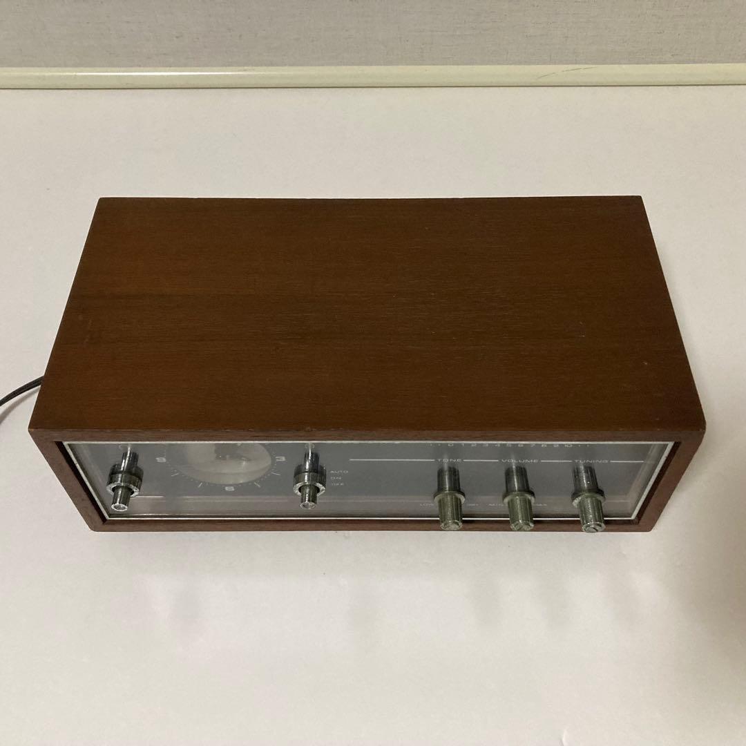 SONYクロックラジオ トランジスタ 8RC-49 西日本仕様 木製 レトロ