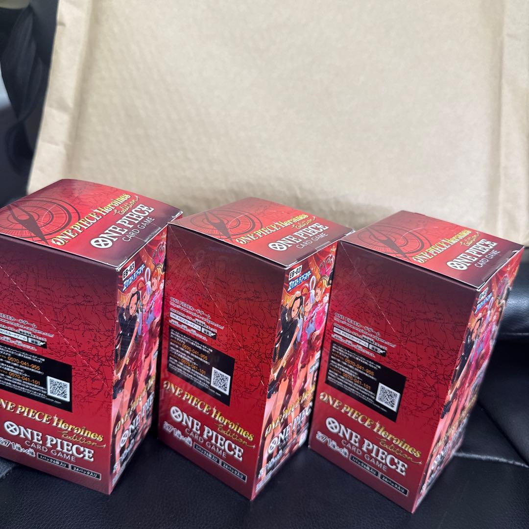 【未開封】 ONE PIECEカードHeroines Edition 3box