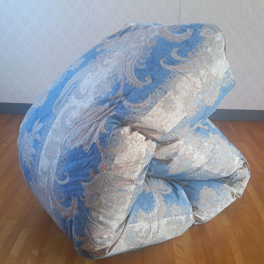 羽毛布団 増量 SDGS リフレッシュ羽毛 高密度生地 清潔 安心 日本製B⑮