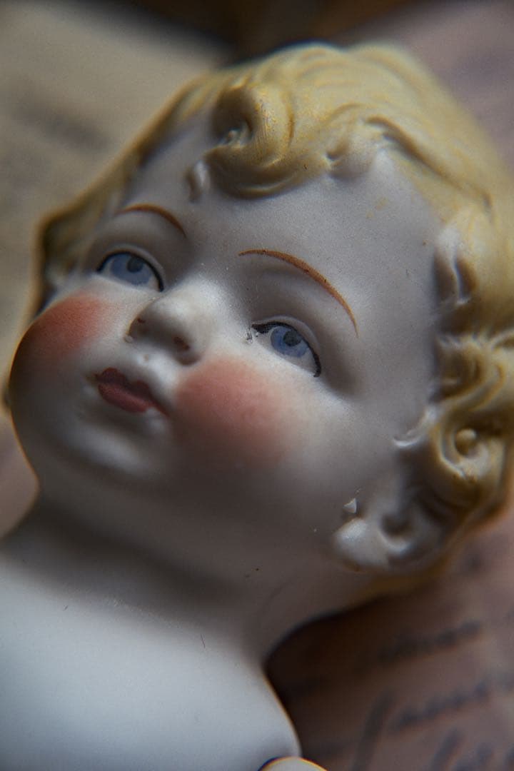 アンティーク ビスクドール ミニョネット ドイツ Hertwig オールビスク