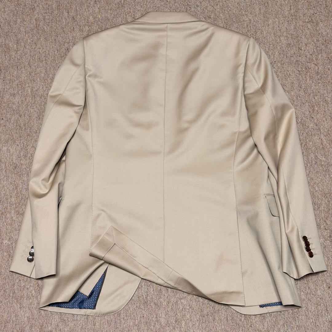 ミツミネ　ベージュ スーツ セットアップ　ゼニア生地　A6