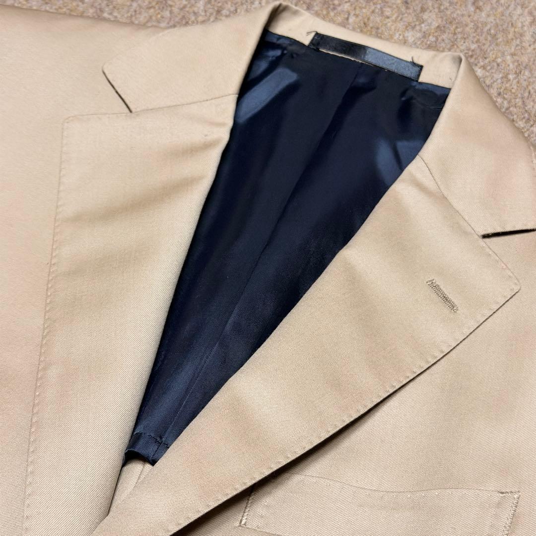 ミツミネ　ベージュ スーツ セットアップ　ゼニア生地　A6