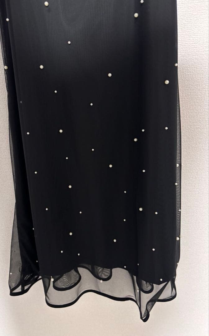 公式サイトSは完売！2WAYチュールトップスパールAラインドレス結婚式 LEJA