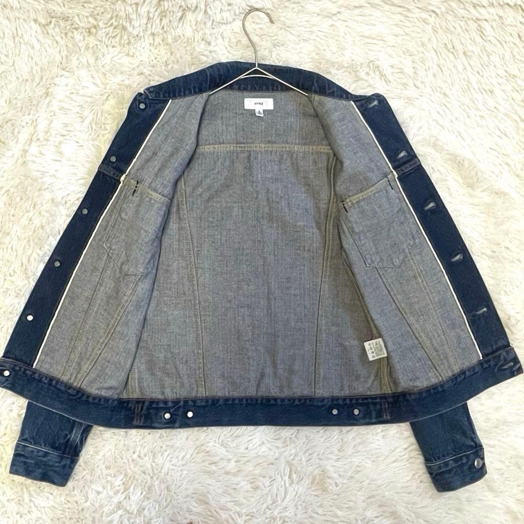 美品✨HYKE デニム ジャケットtype3 サイズ3 3rd ハイク